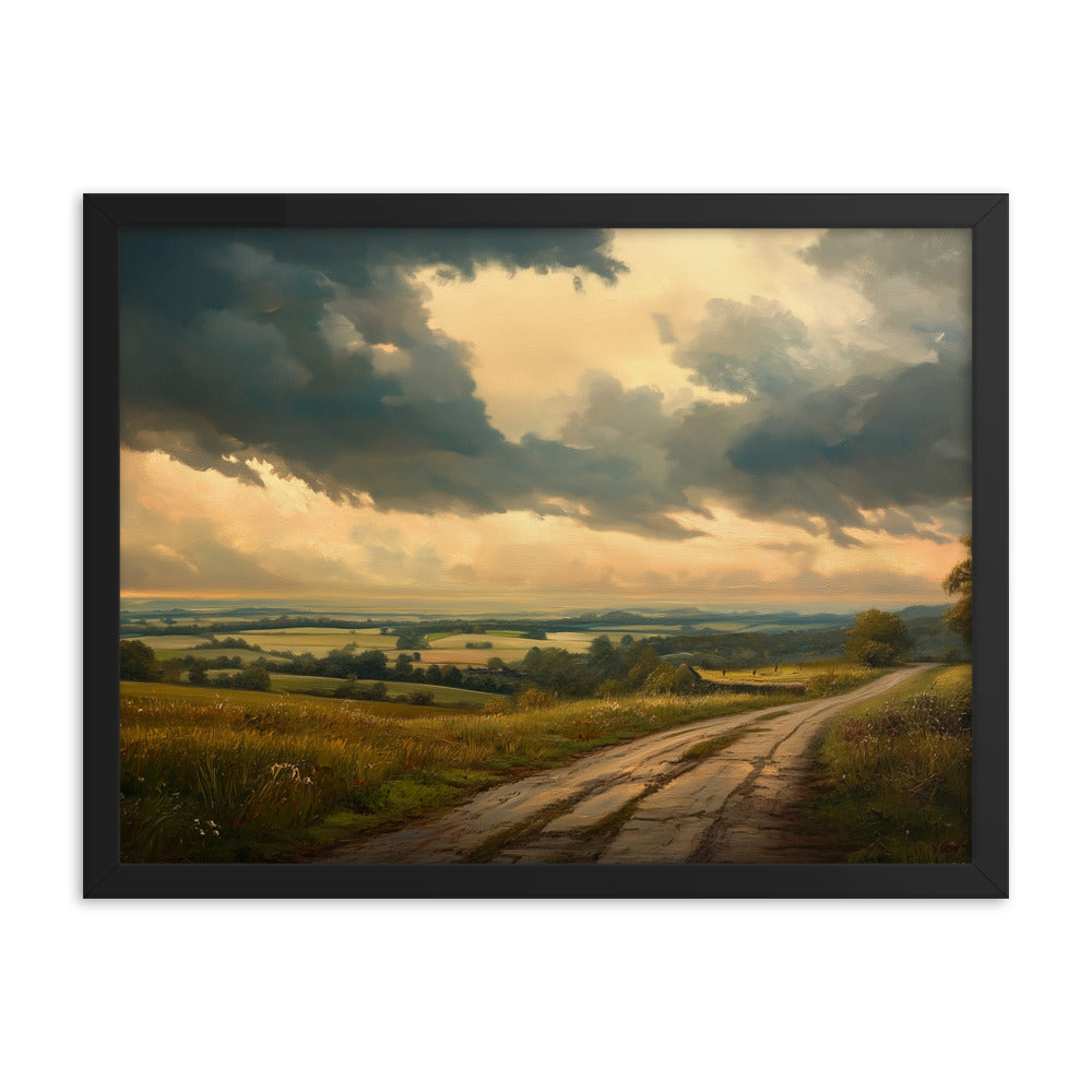 Untitled Landscape 5 Framed matte paper poster