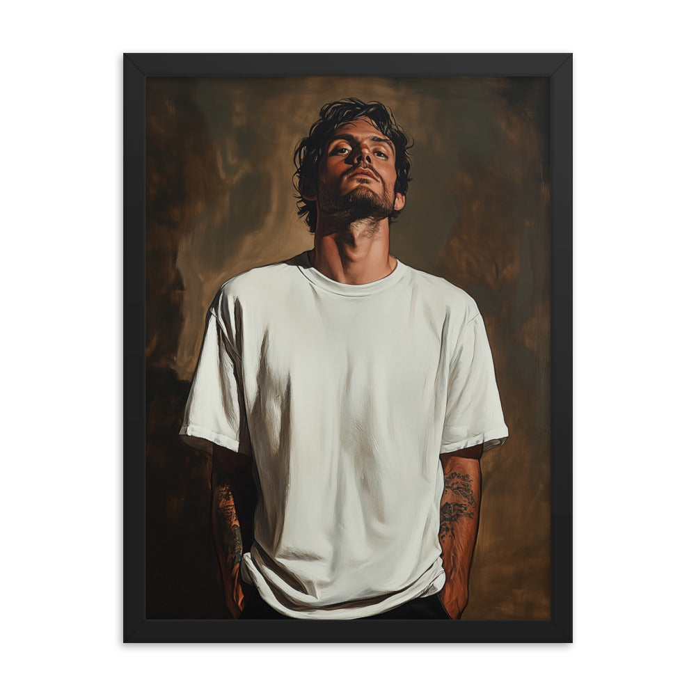 Alessandro Framed matte paper poster