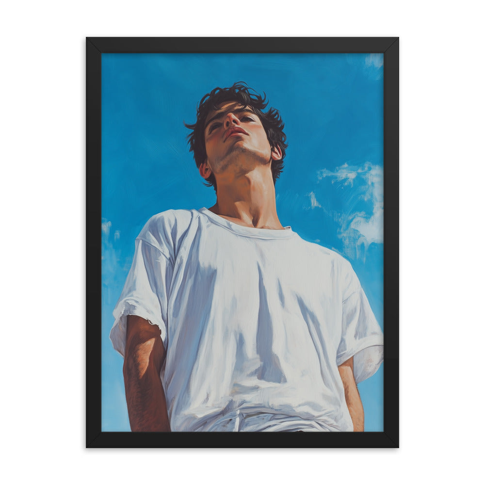 Luca Framed matte paper poster