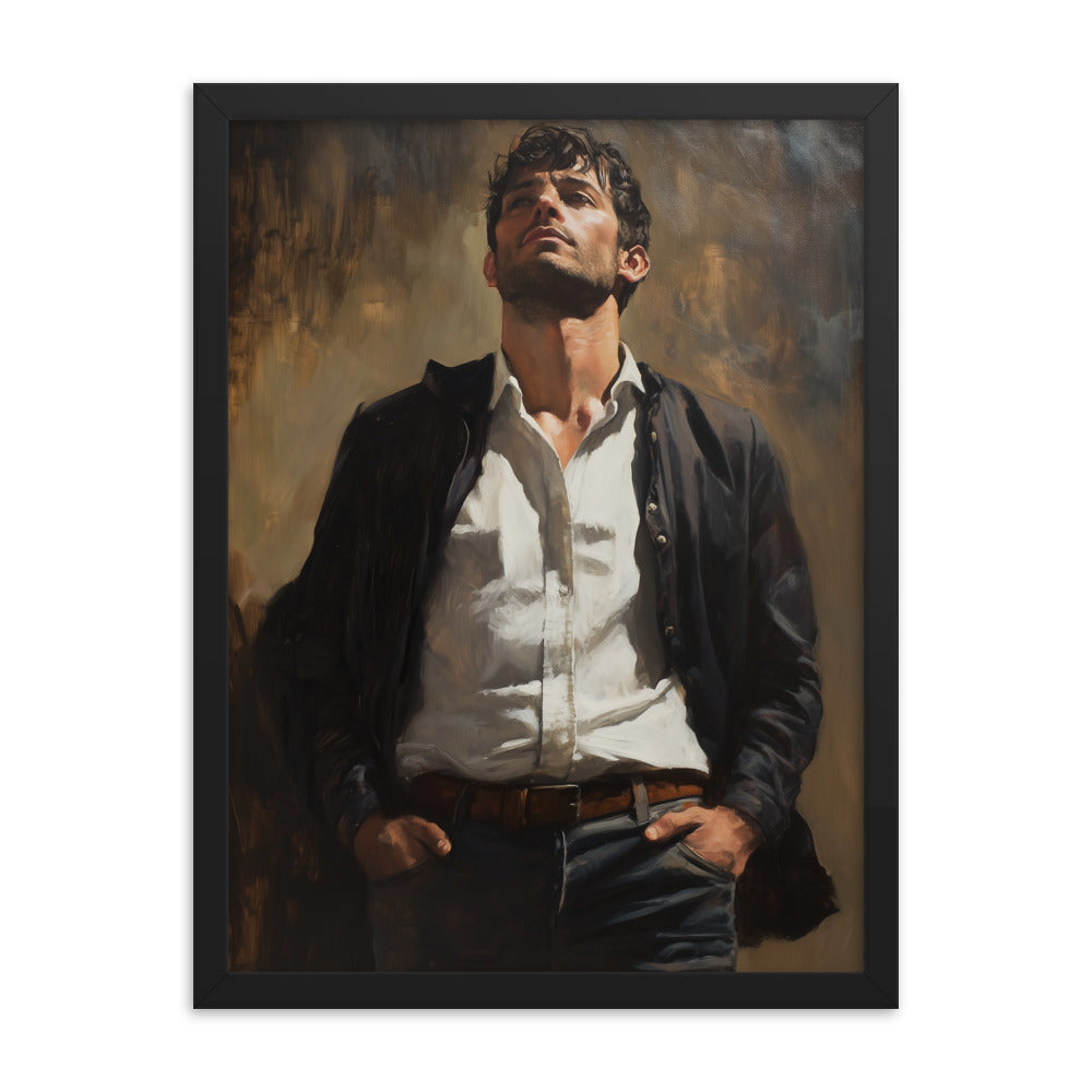 Sebastien Framed matte paper poster