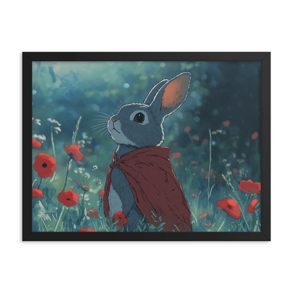 Rabbit 2 Framed matte paper poster