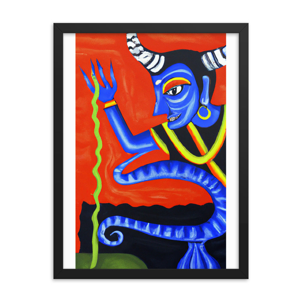 Monstruous Framed matte paper poster