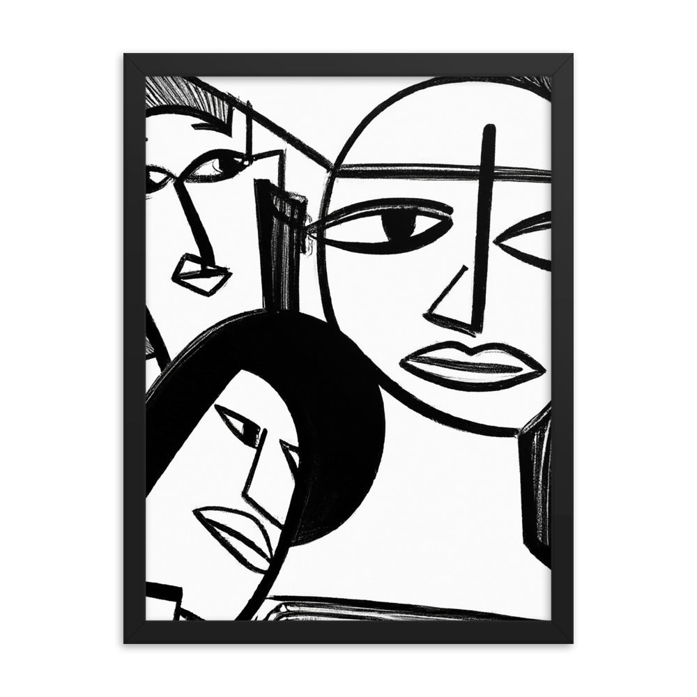 Thumb Framed matte paper poster