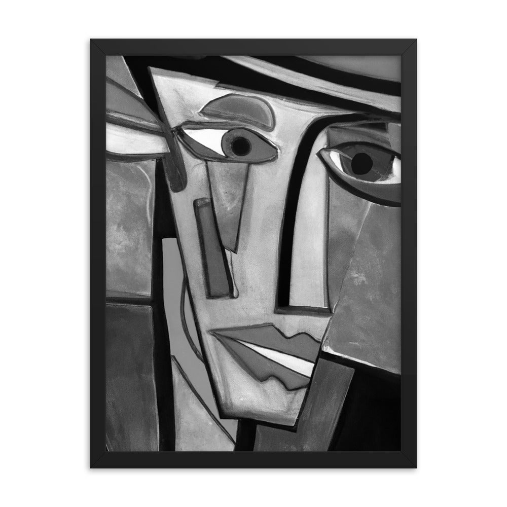 Jazzman Framed matte paper poster