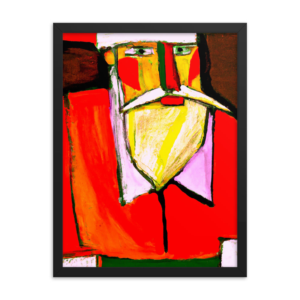 Saint Nick Framed matte paper poster