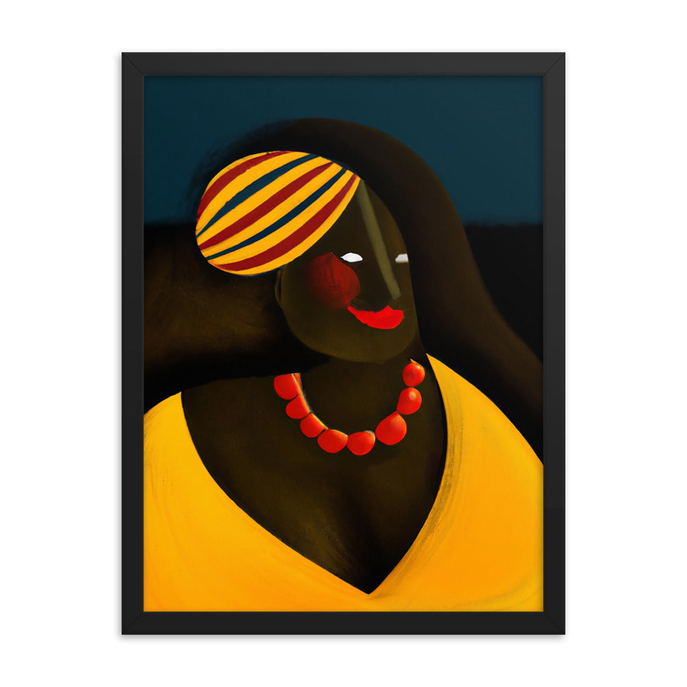 Colombiana Framed matte paper poster