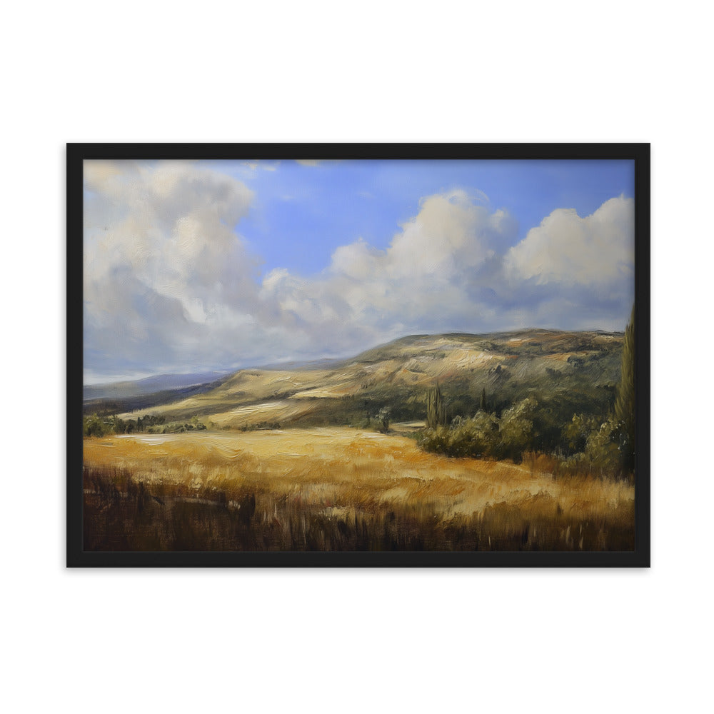 Untitled Landscape 2 framed matte paper poster