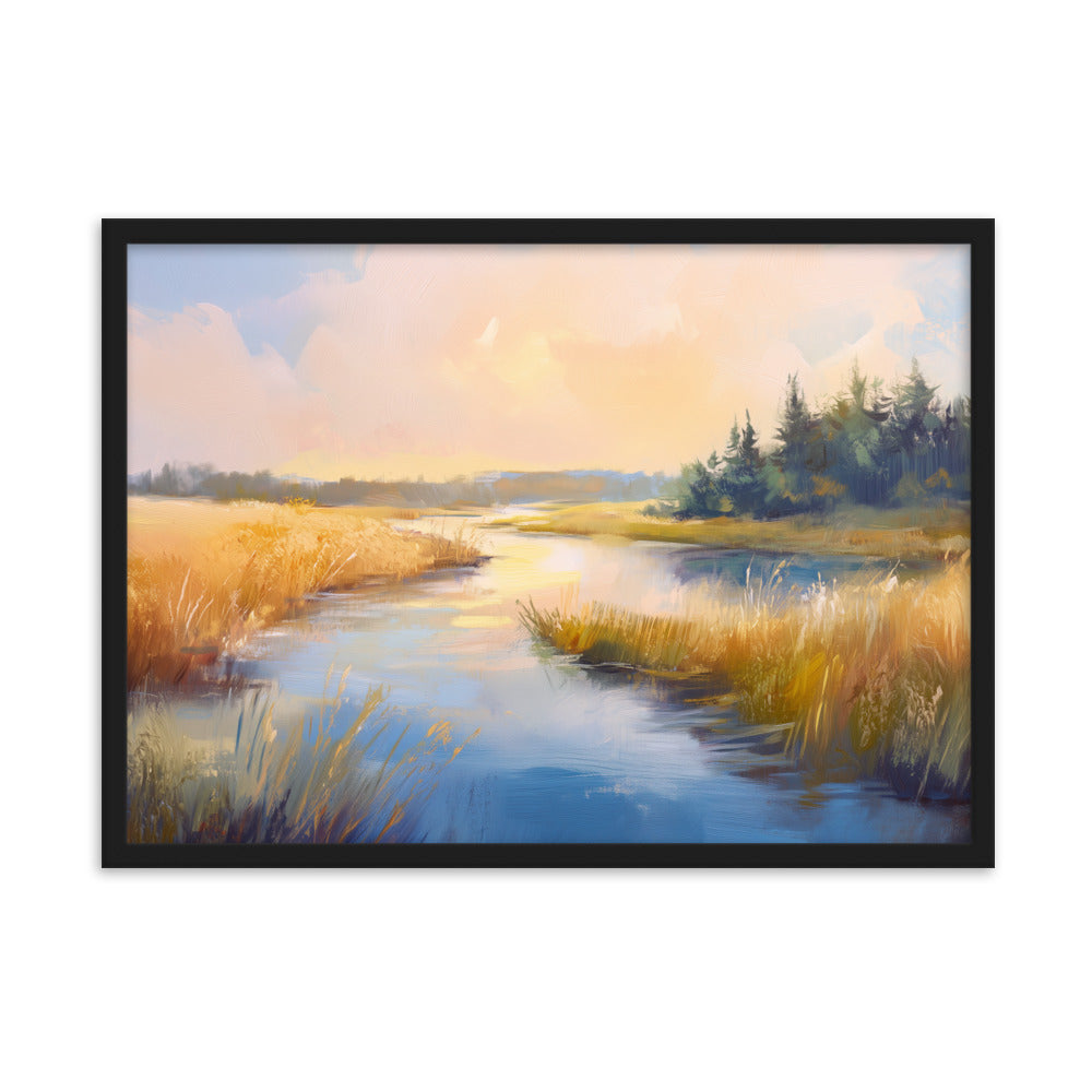 Untitled Landscape 3 framed matte paper poster