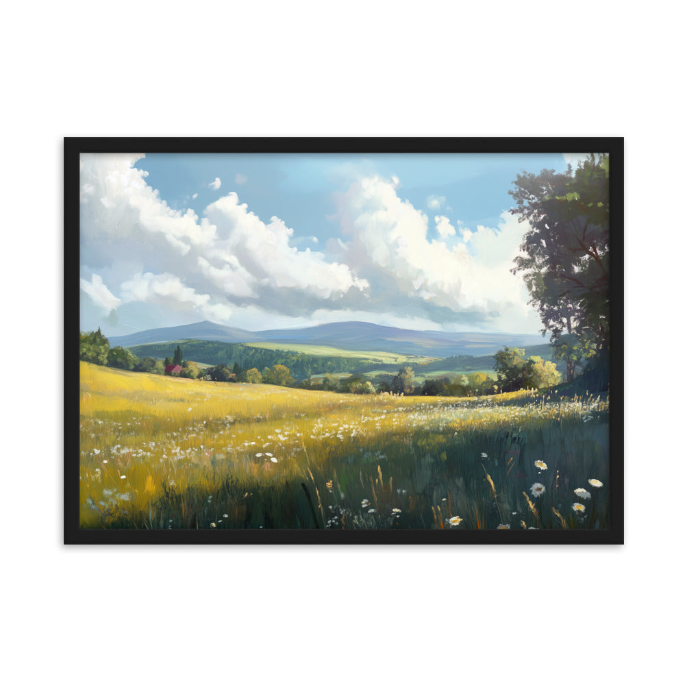 Untitled Landscape 4 Framed matte paper poster