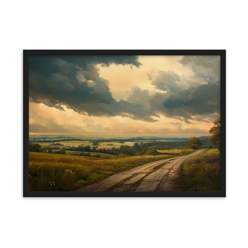 Untitled Landscape 5 Framed matte paper poster