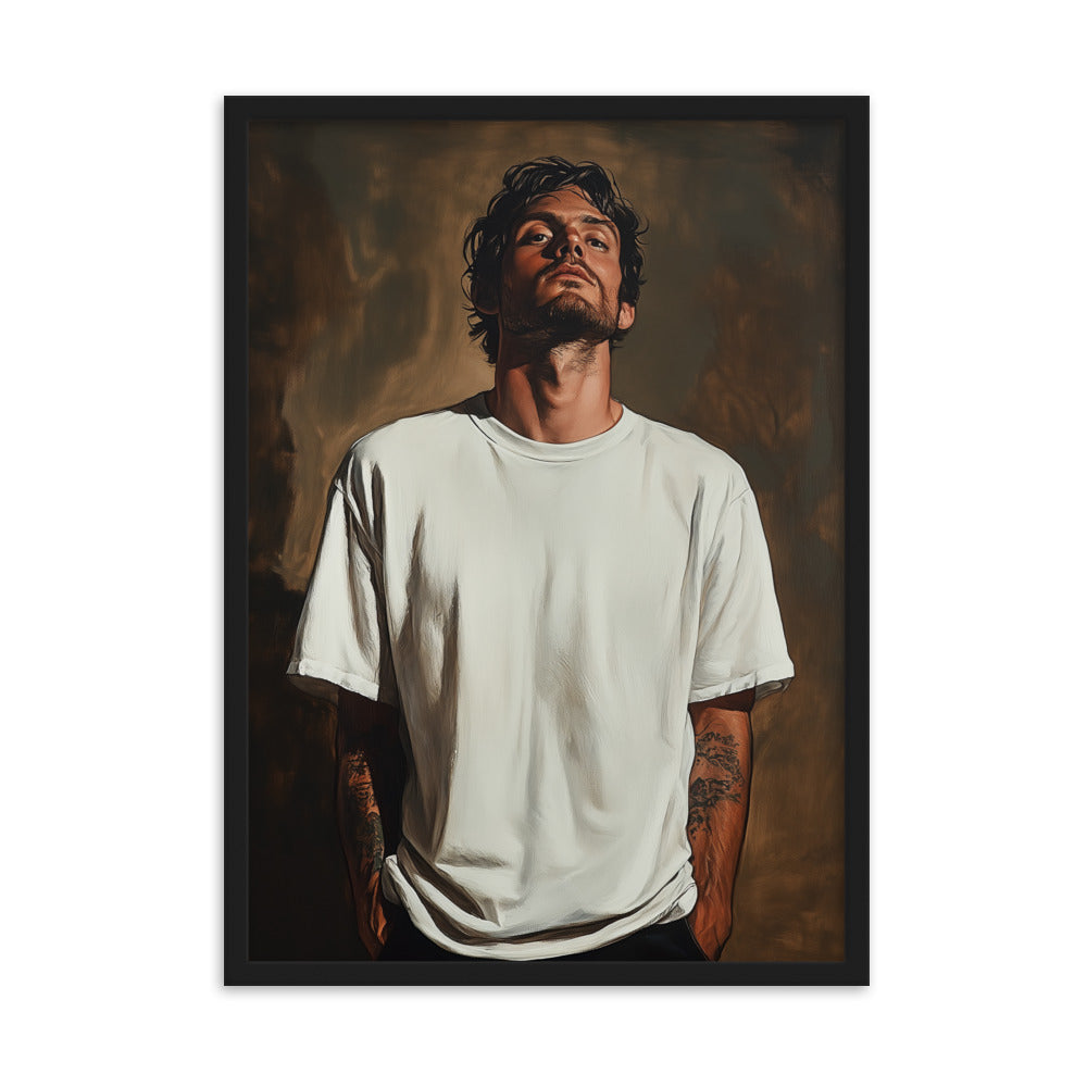 Alessandro Framed matte paper poster