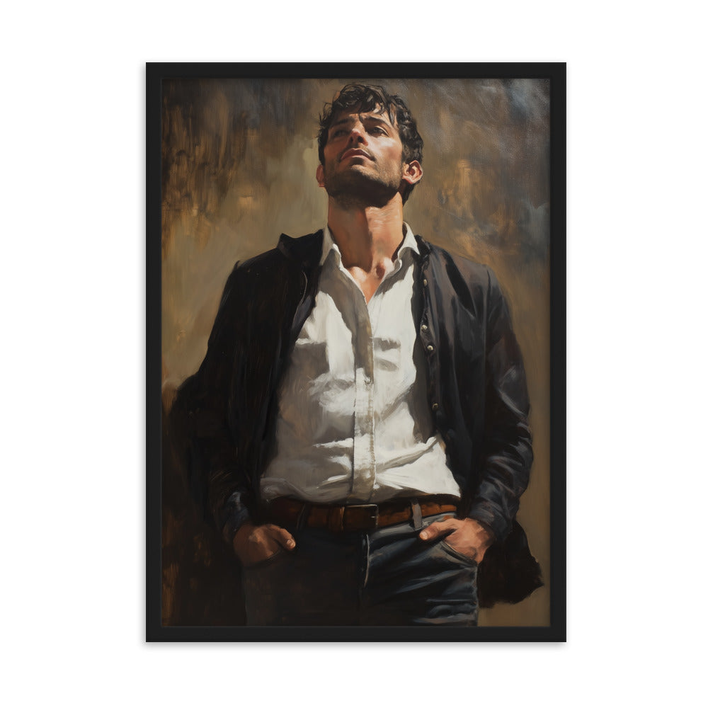 Sebastien Framed matte paper poster