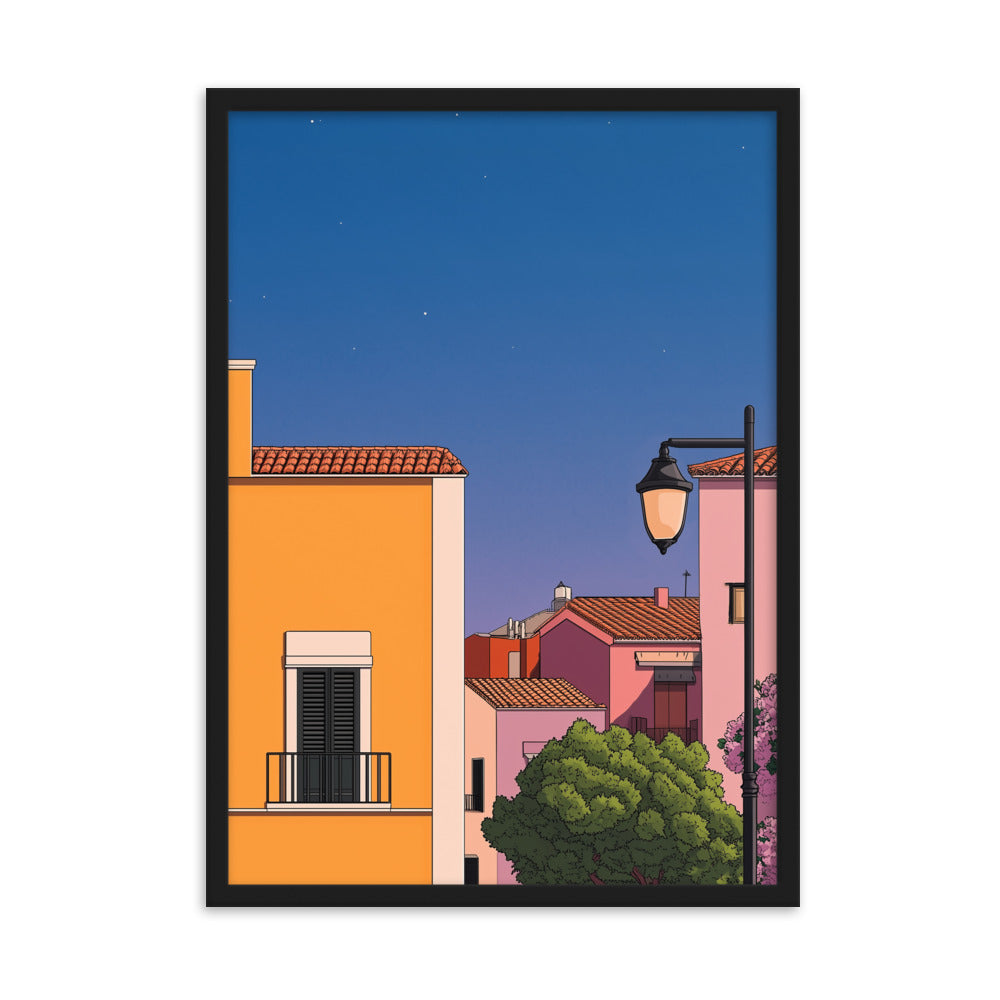 2 Framed matte paper poster