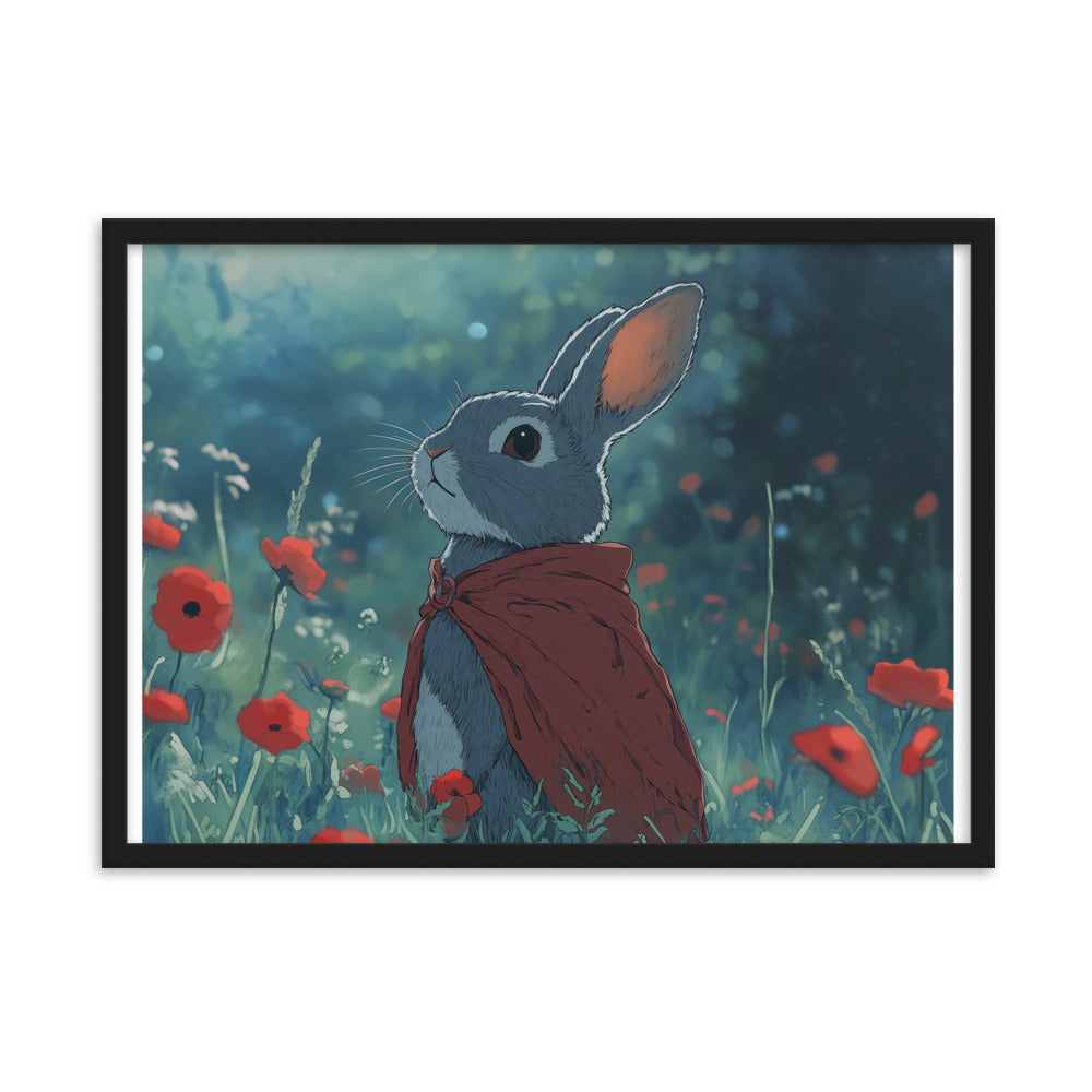 Rabbit 2 Framed matte paper poster