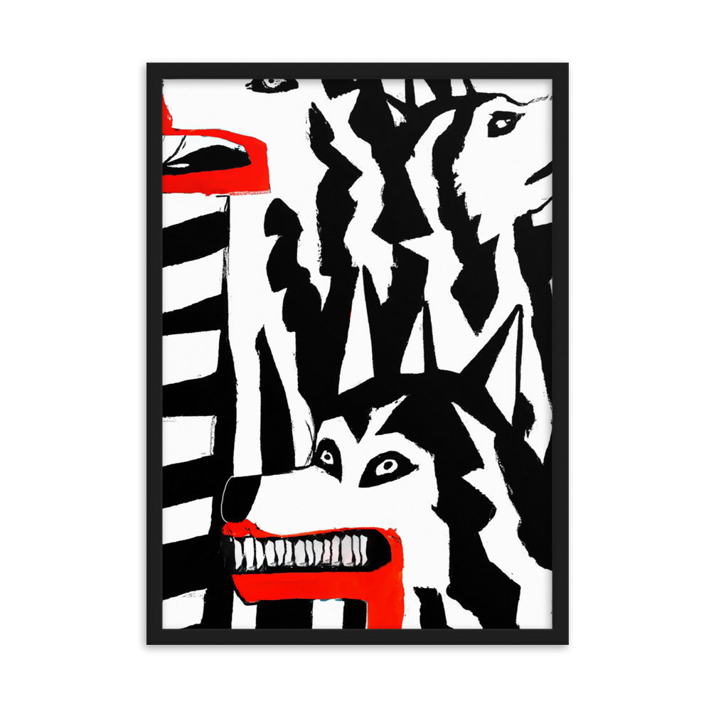 Mauling Framed matte paper poster