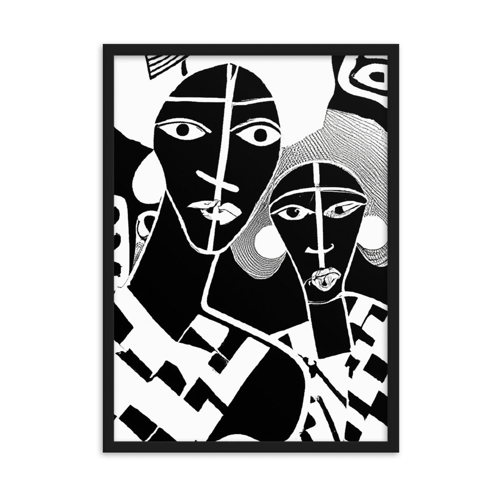 Aunties Framed matte paper poster