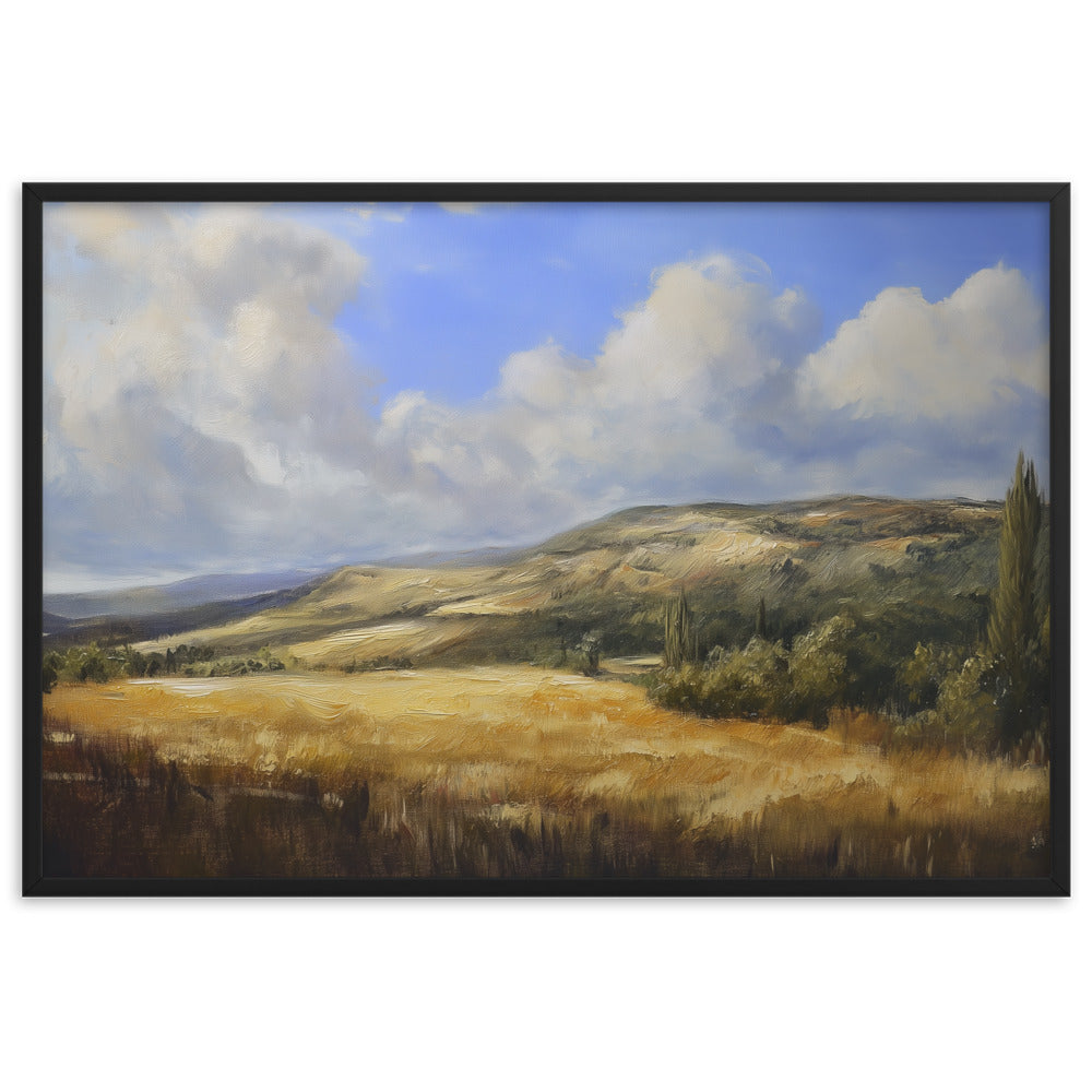 Untitled Landscape 2 framed matte paper poster