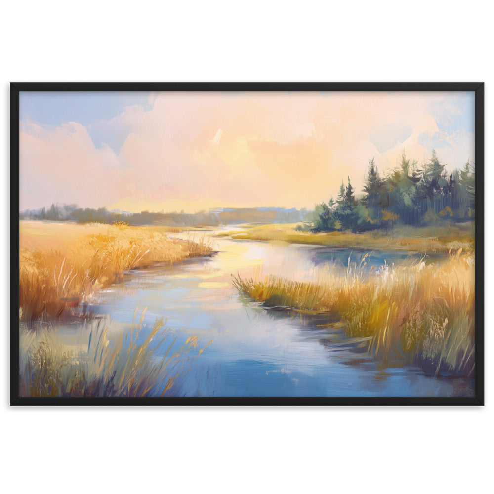 Untitled Landscape 3 framed matte paper poster