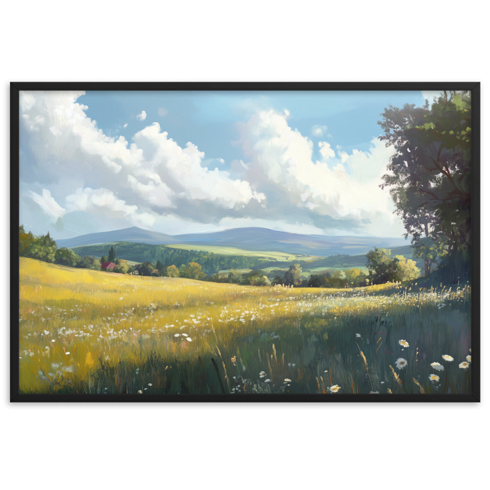 Untitled Landscape 4 Framed matte paper poster