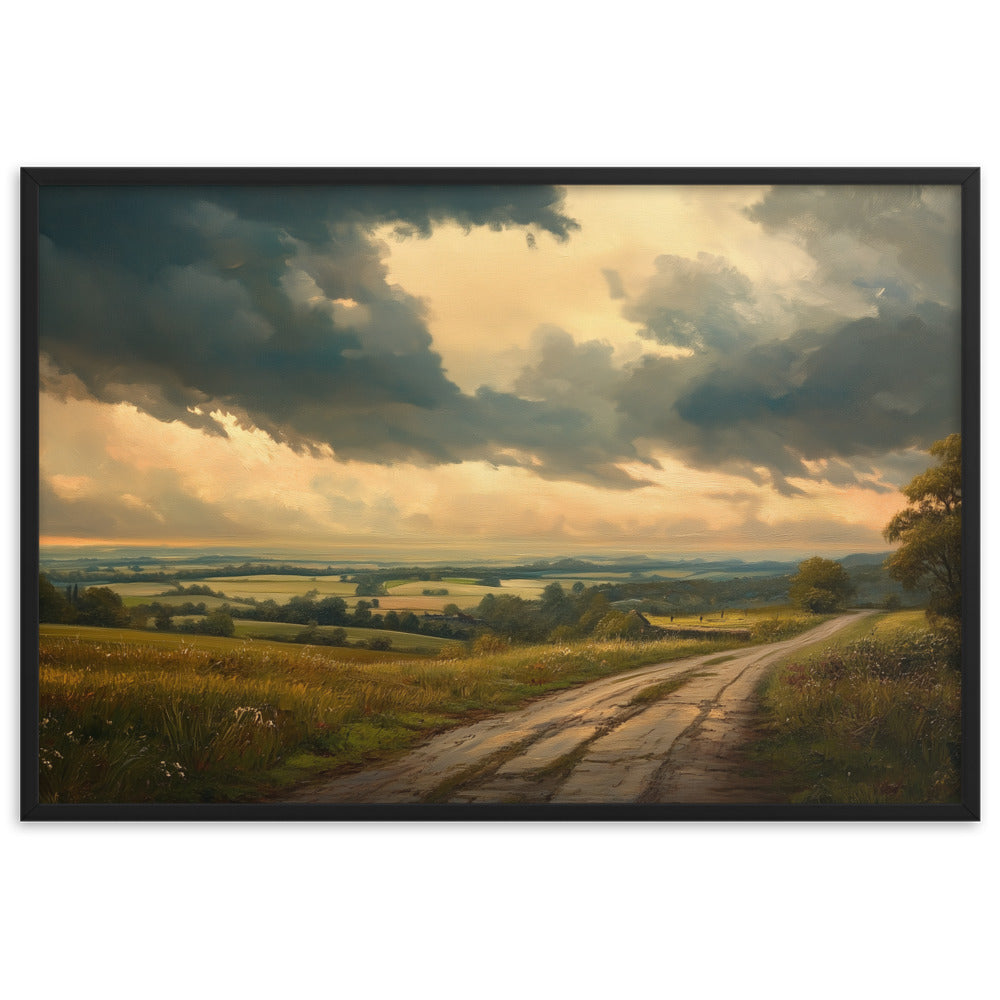 Untitled Landscape 5 Framed matte paper poster