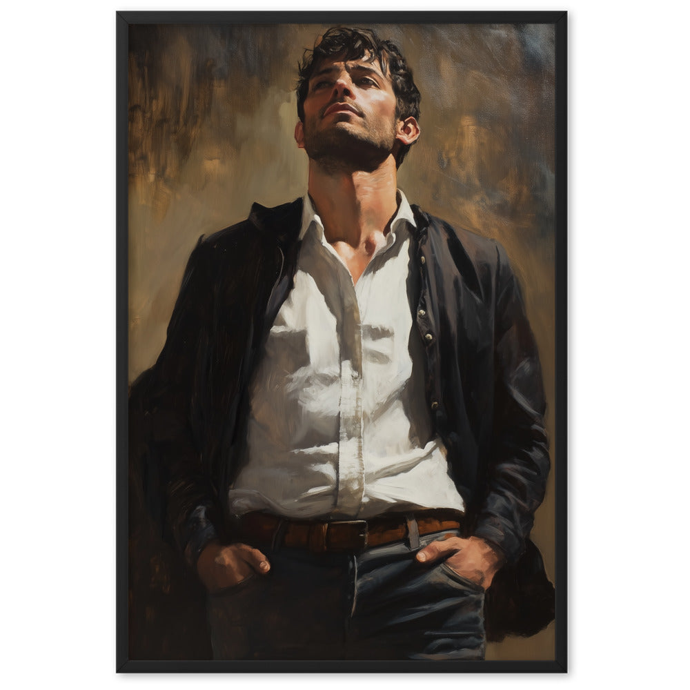 Sebastien Framed matte paper poster