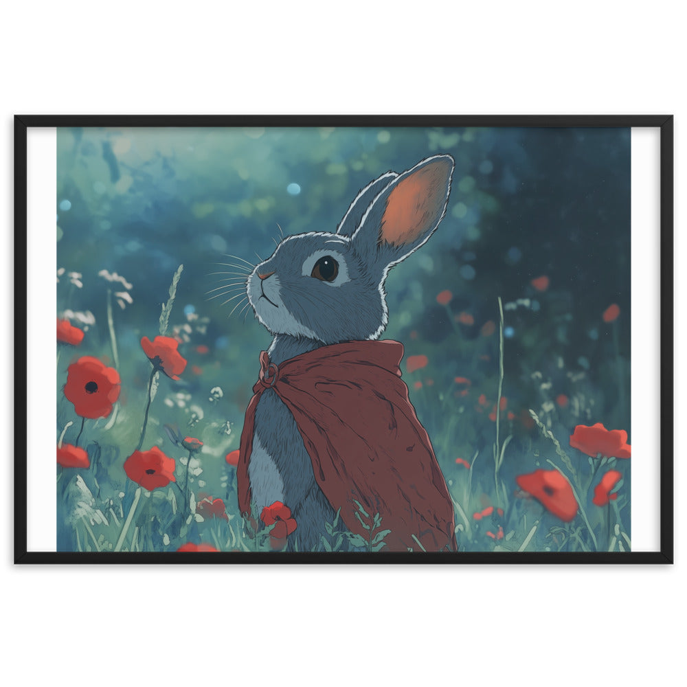 Rabbit 2 Framed matte paper poster