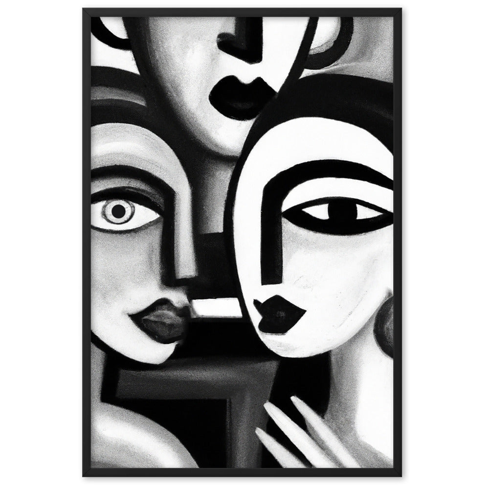 Picasso Framed matte paper poster