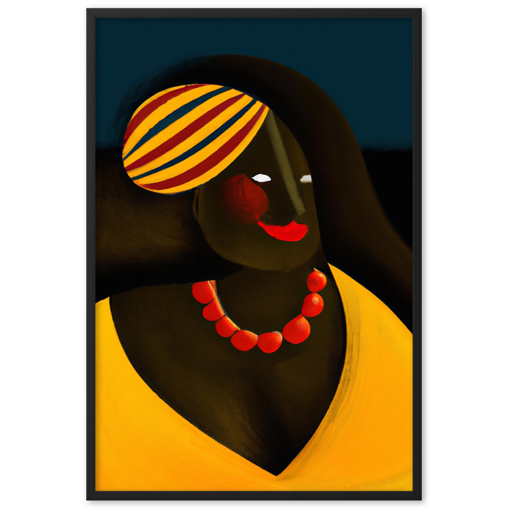 Colombiana Framed matte paper poster