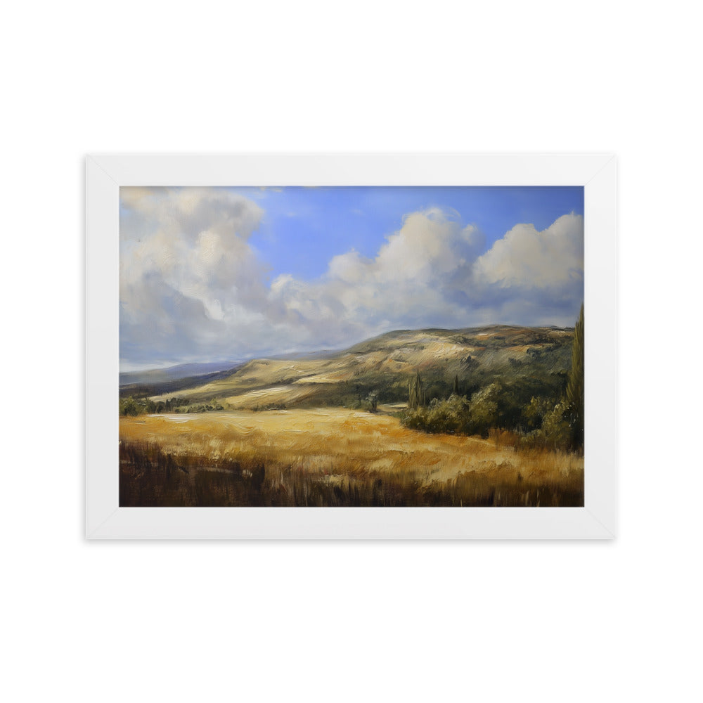 Untitled Landscape 2 framed matte paper poster