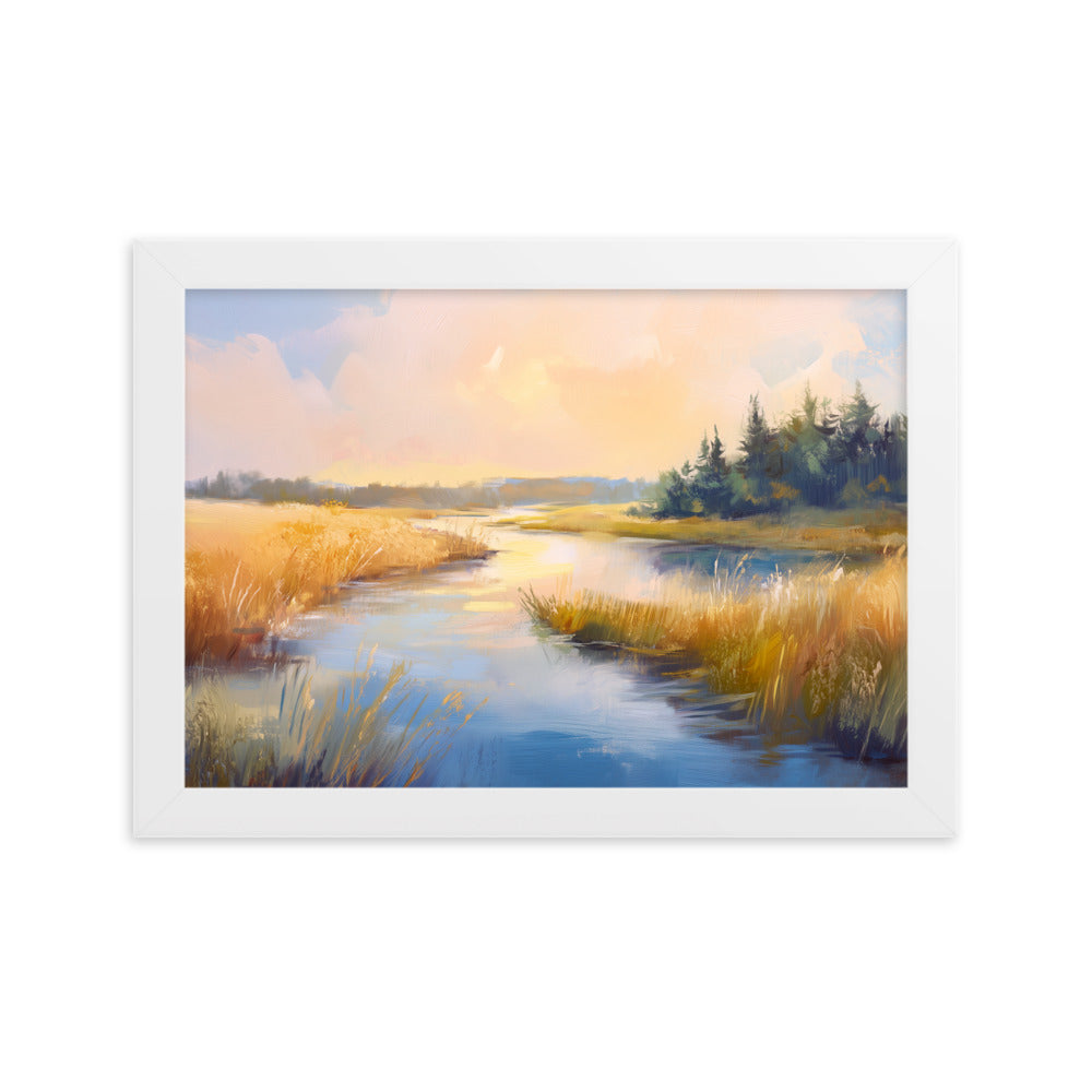 Untitled Landscape 3 framed matte paper poster