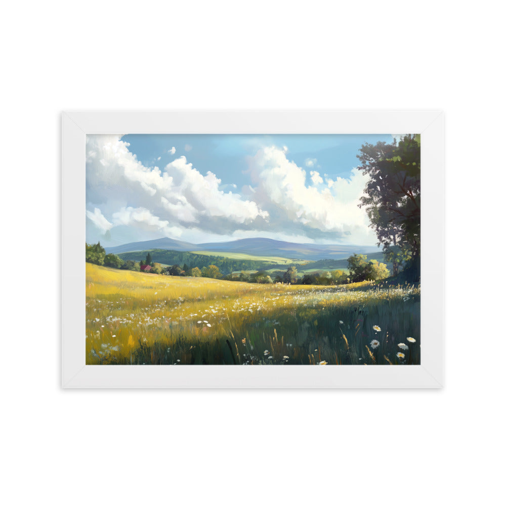 Untitled Landscape 4 Framed matte paper poster