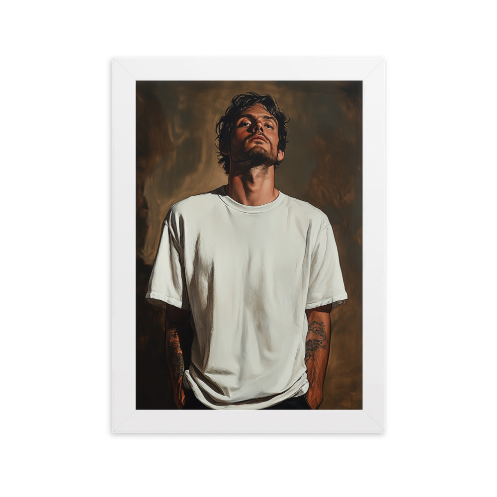 Alessandro Framed matte paper poster