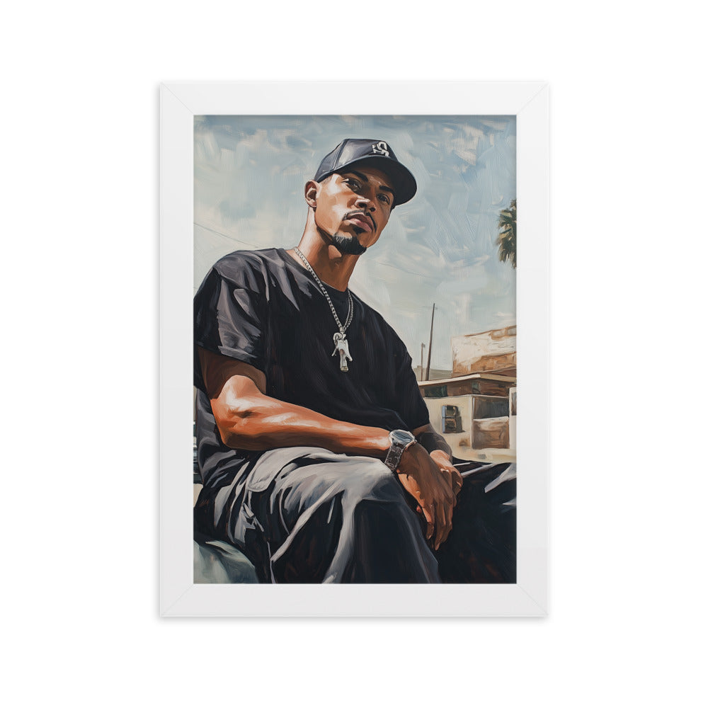 Carl Framed matte paper poster