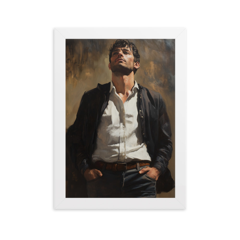 Sebastien Framed matte paper poster