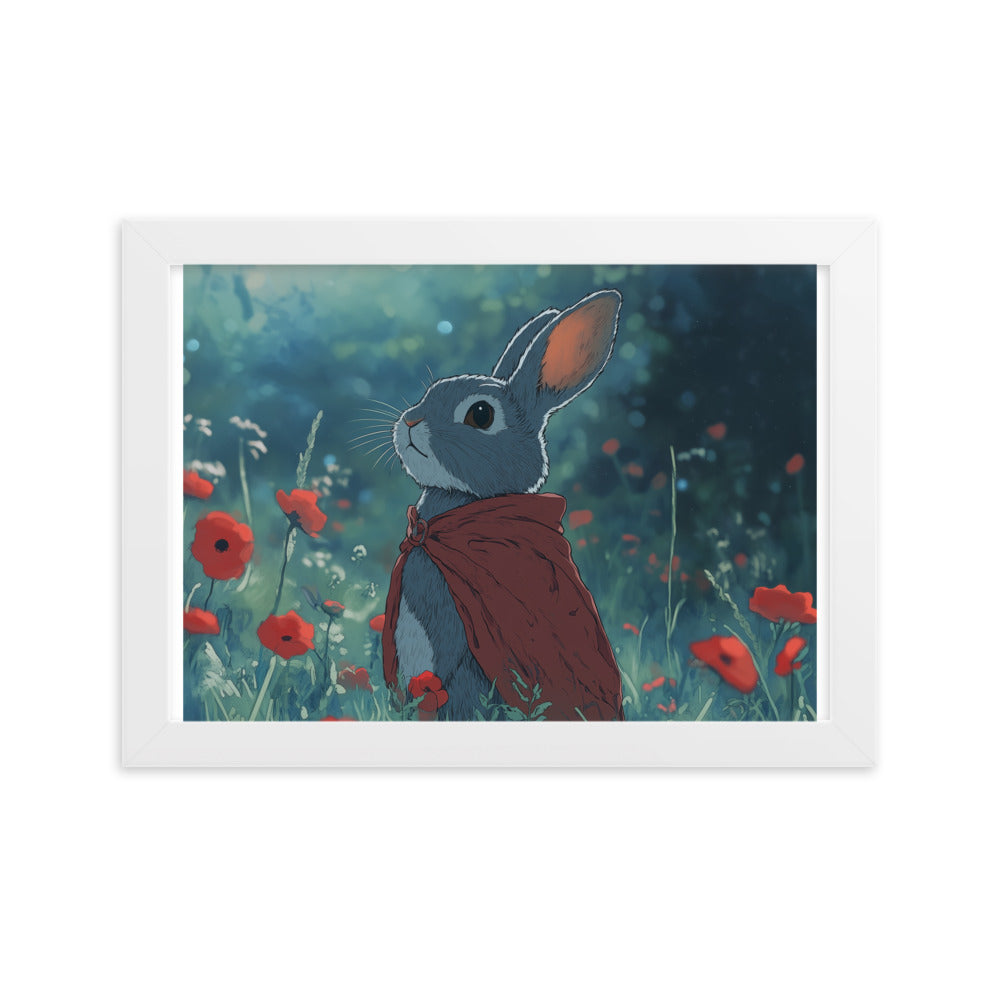 Rabbit 2 Framed matte paper poster