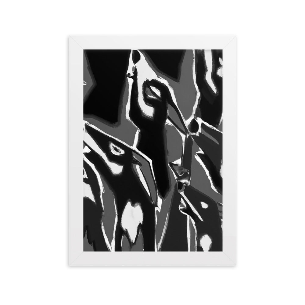 Night Howls Framed matte paper poster