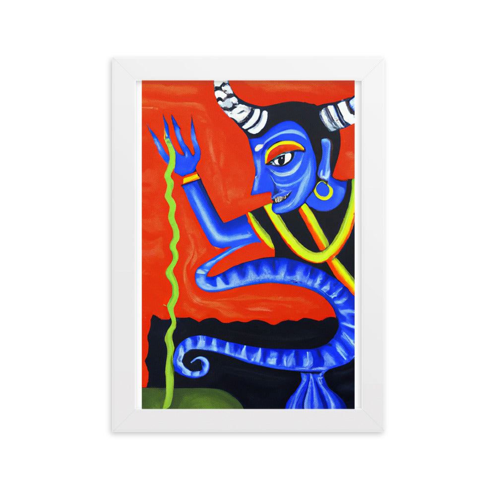 Monstruous Framed matte paper poster