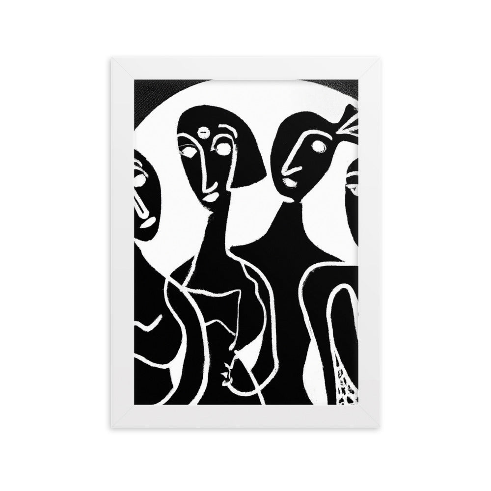 The Four Sisters Framed matte paper poster