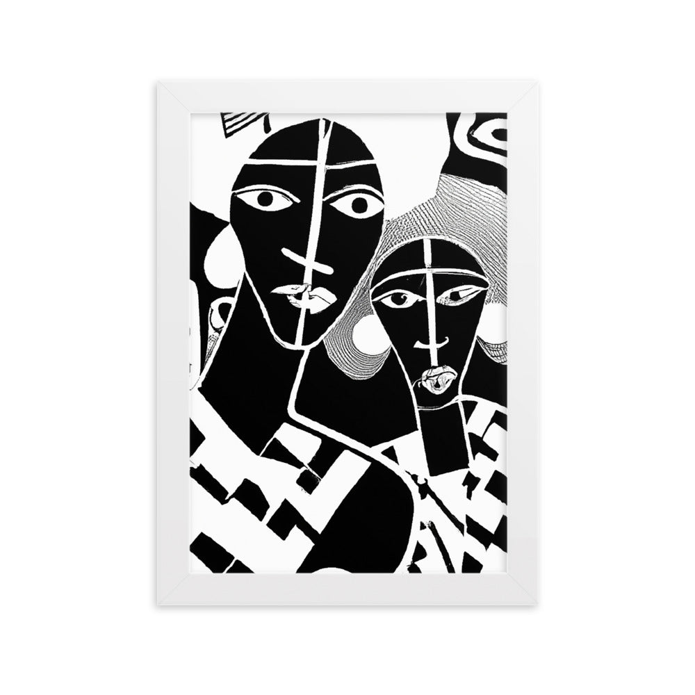 Aunties Framed matte paper poster