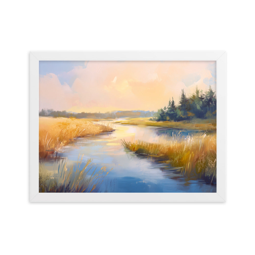 Untitled Landscape 3 framed matte paper poster