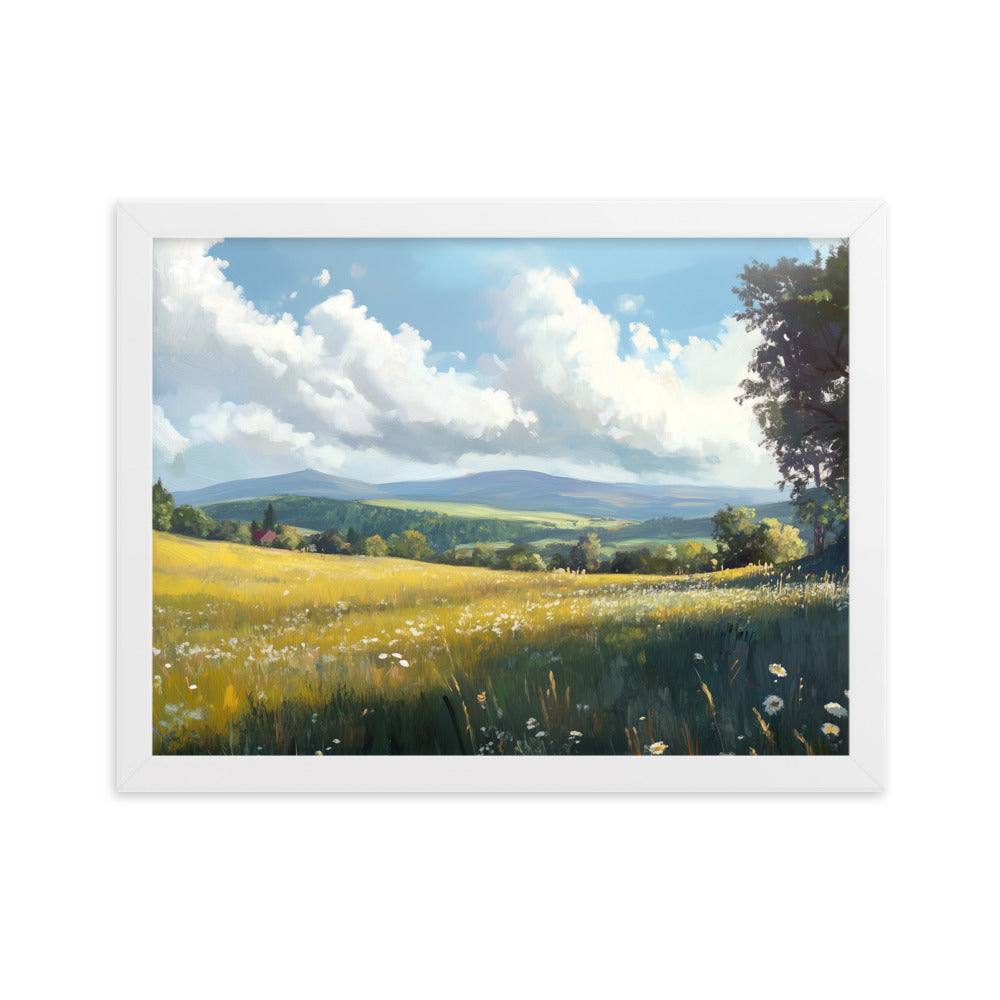 Untitled Landscape 4 Framed matte paper poster