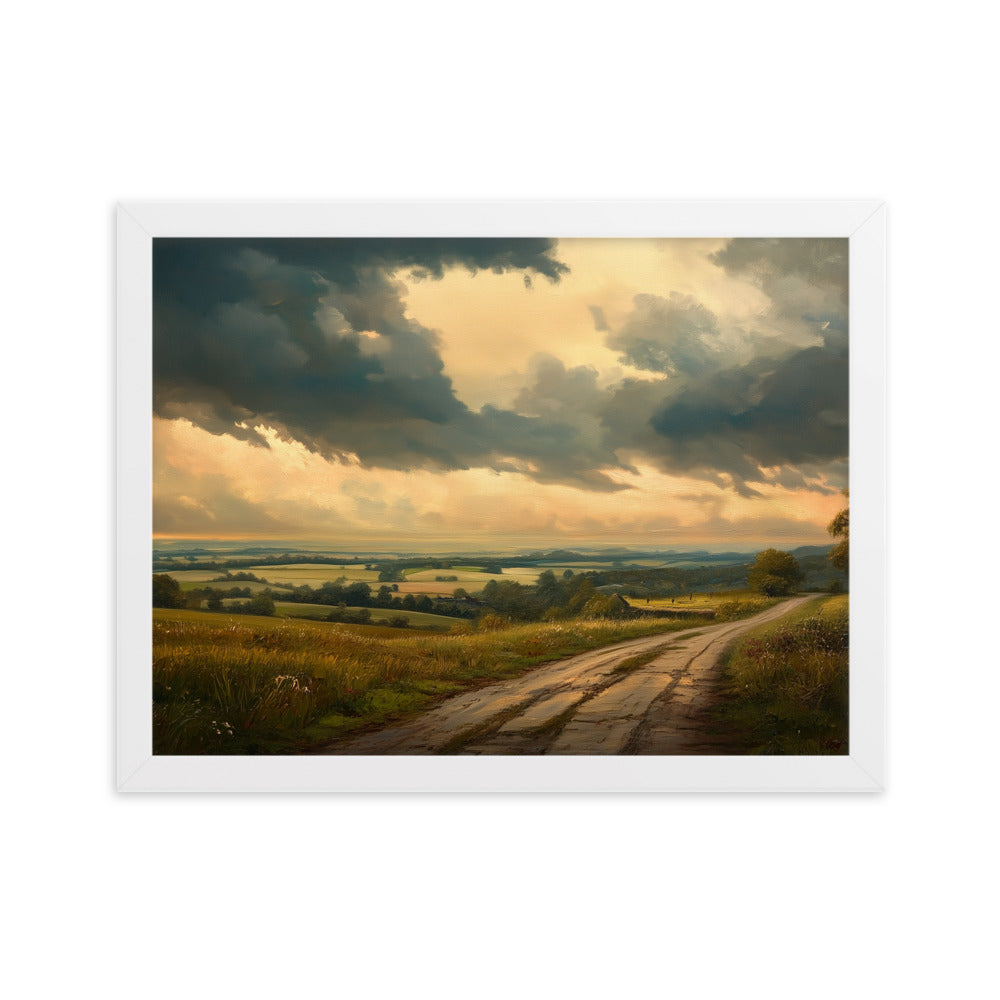 Untitled Landscape 5 Framed matte paper poster