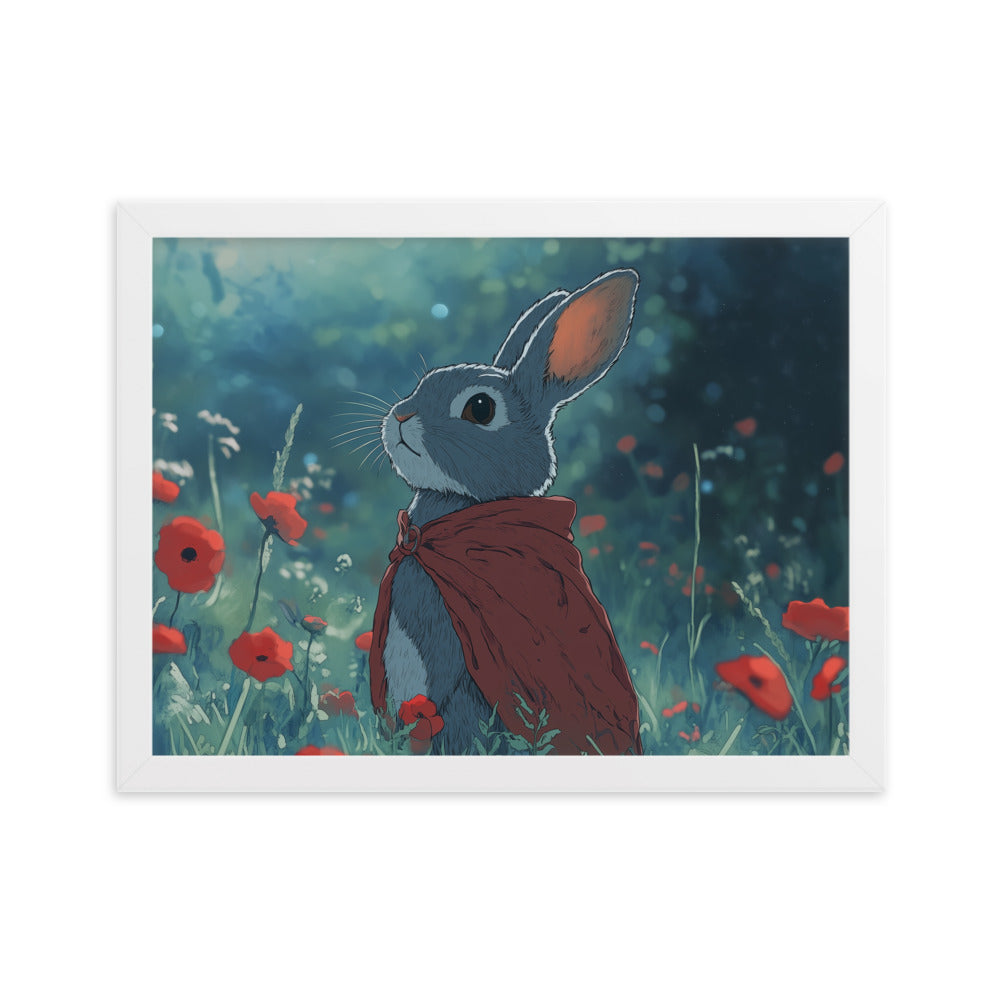 Rabbit 2 Framed matte paper poster