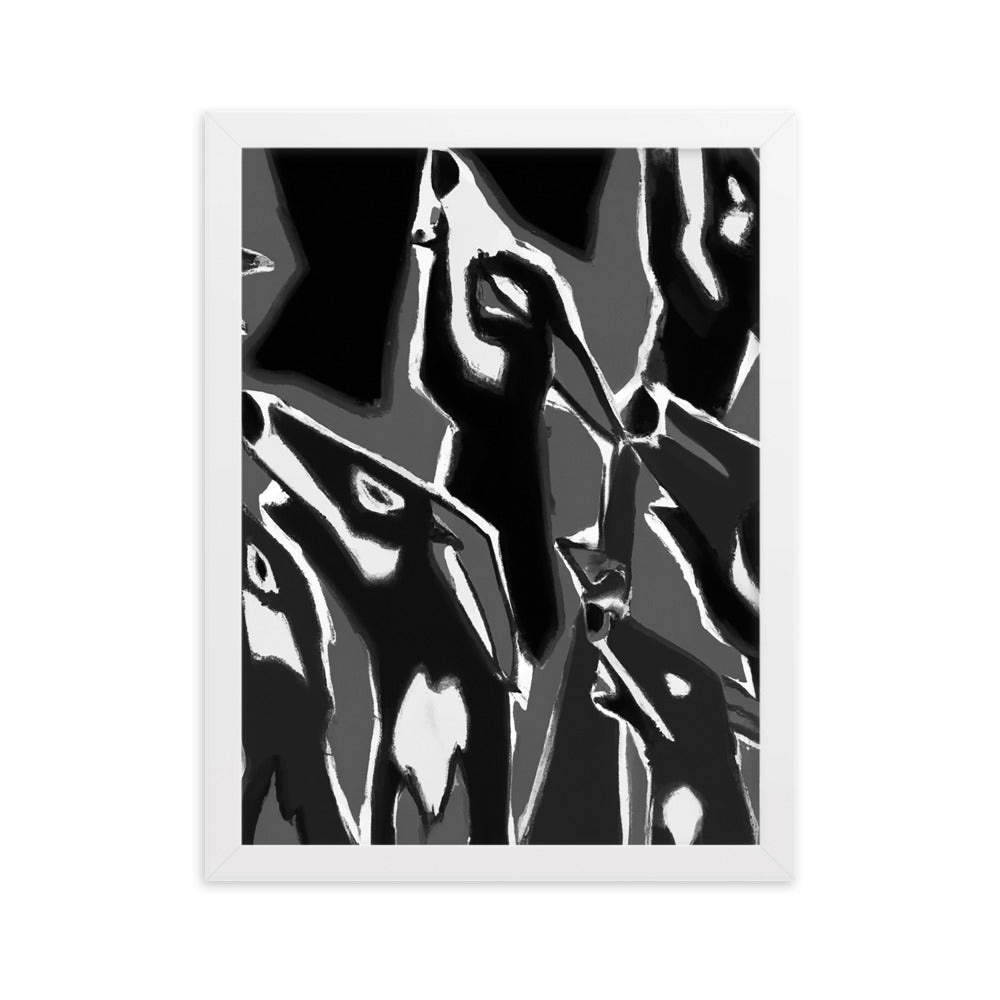 Night Howls Framed matte paper poster