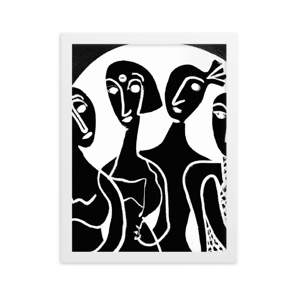 The Four Sisters Framed matte paper poster