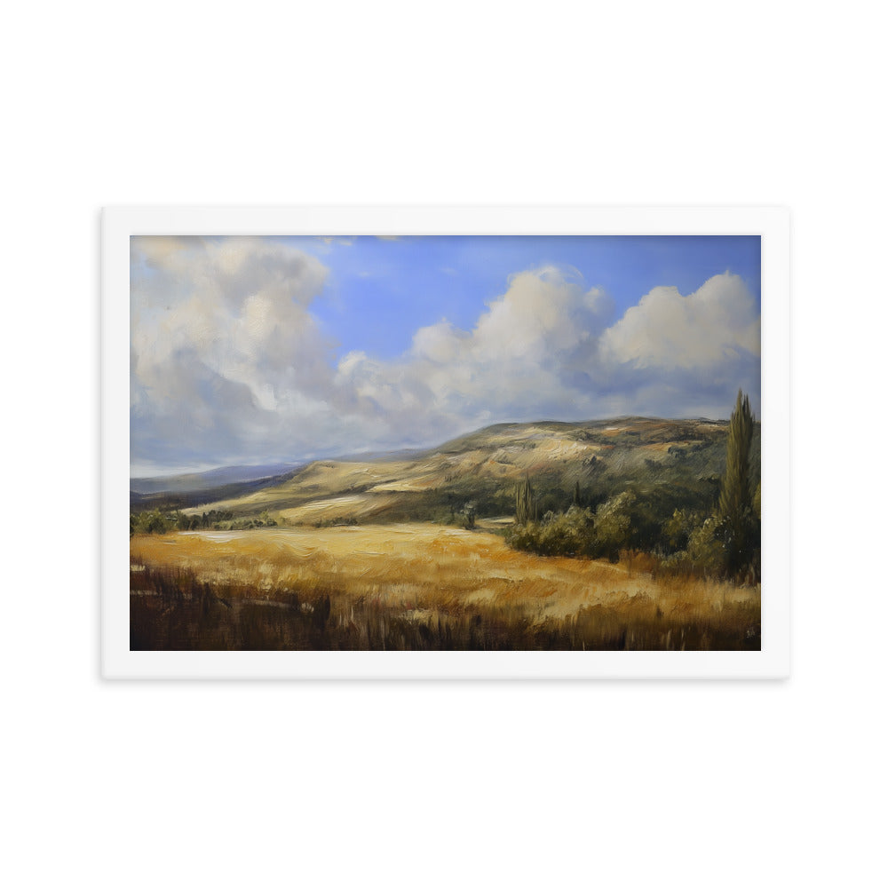 Untitled Landscape 2 framed matte paper poster