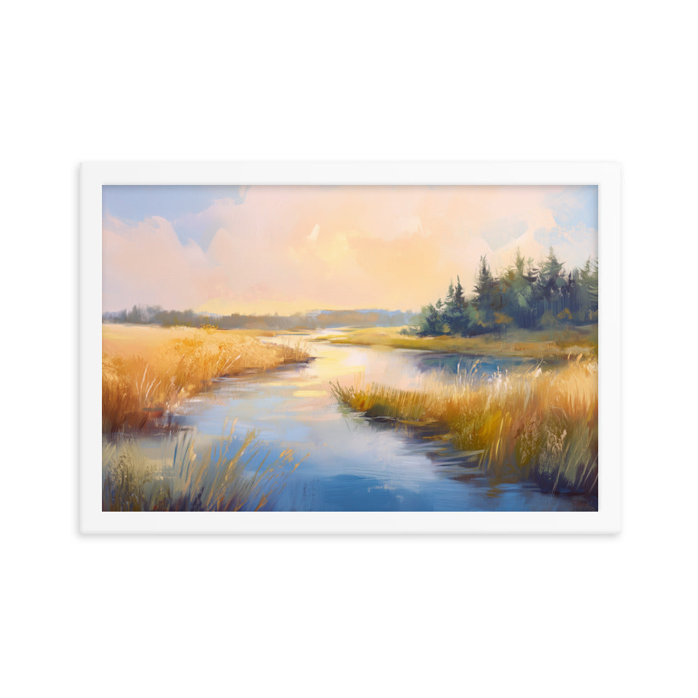 Untitled Landscape 3 framed matte paper poster