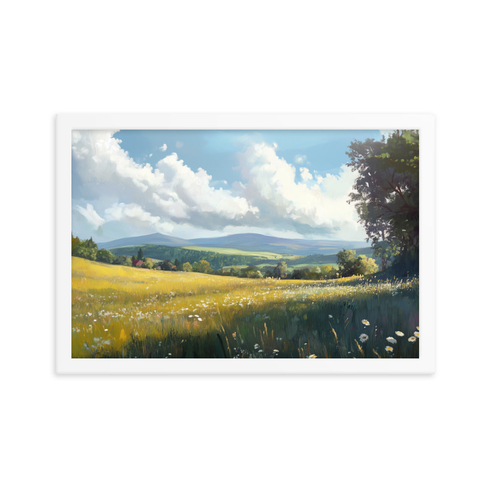 Untitled Landscape 4 Framed matte paper poster