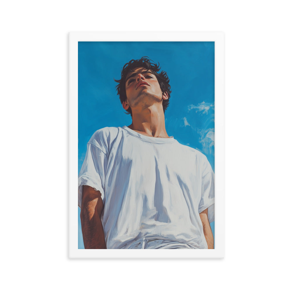 Luca Framed matte paper poster