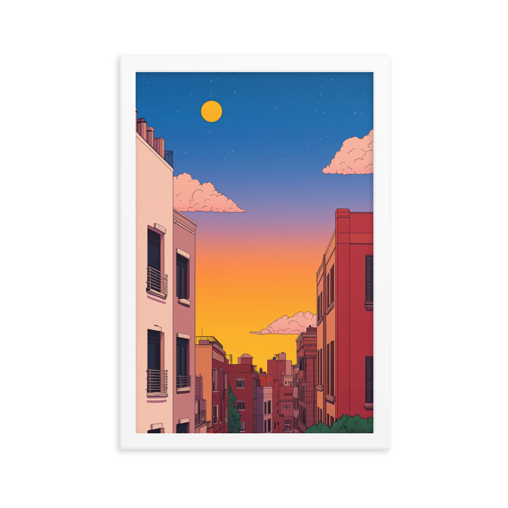 4 Framed matte paper poster